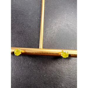 14k yellow gold Sava sphene stud earrings